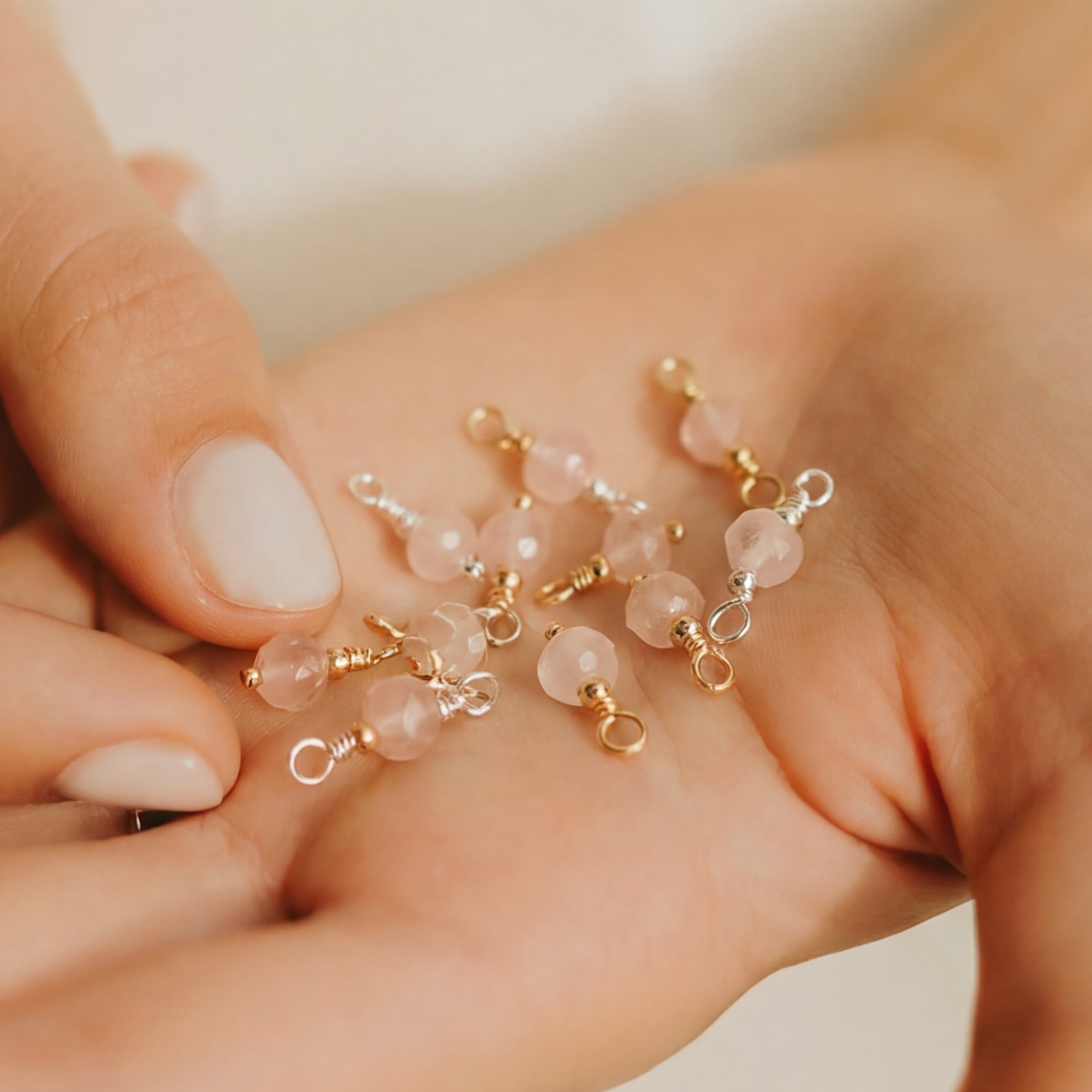 Gratis roze edelsteen - goud