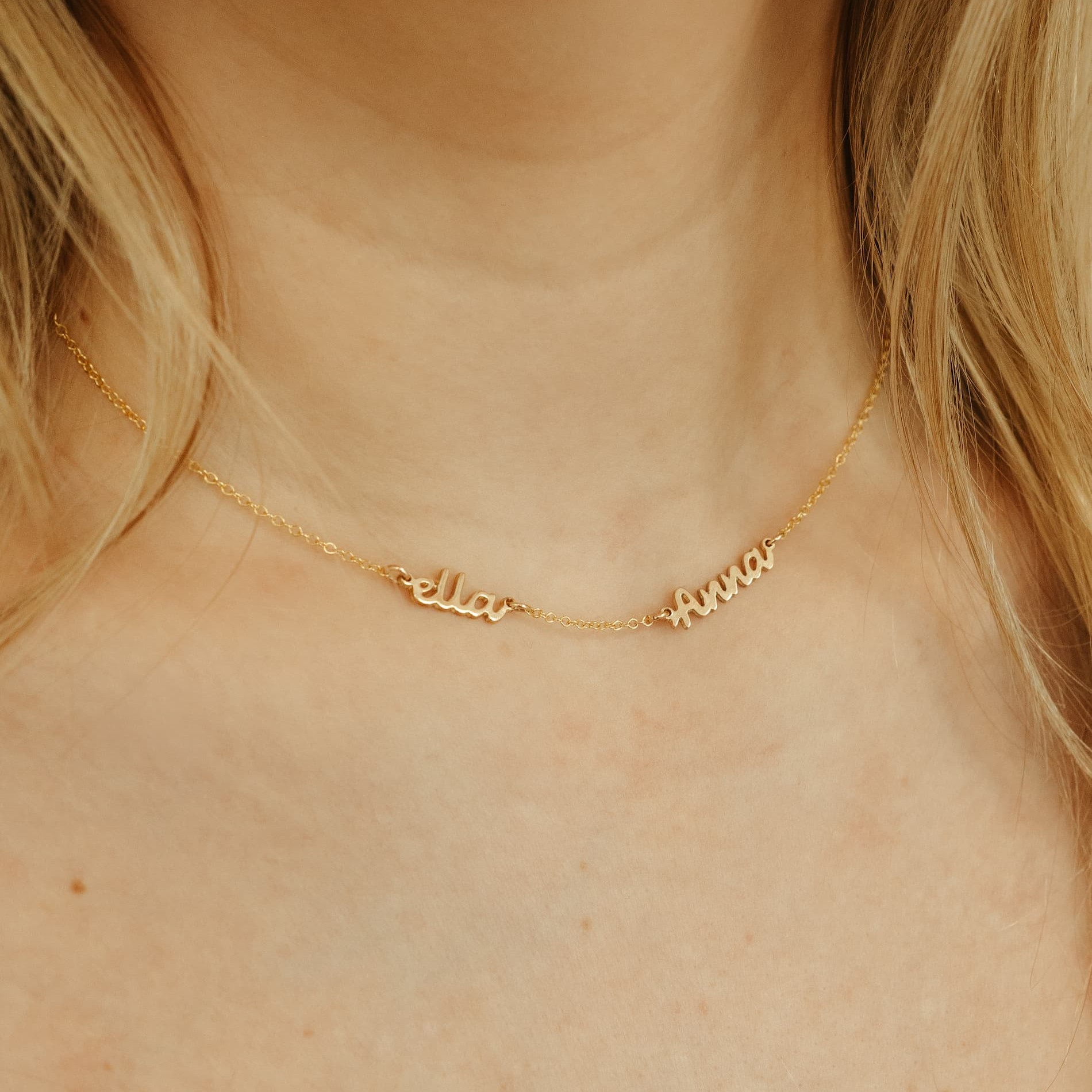Naamketting dubbel - Afbeelding 2