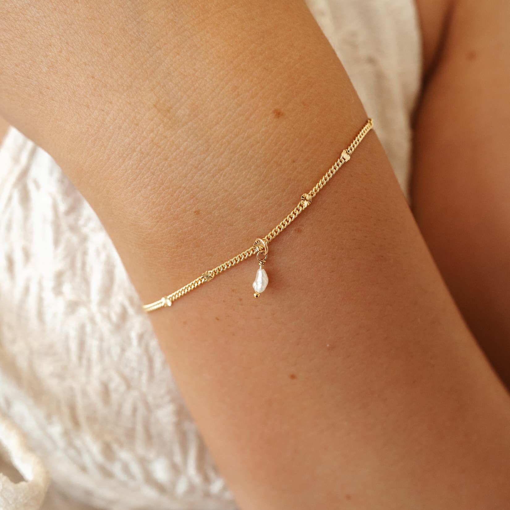 Armband met barok parel - Afbeelding 3