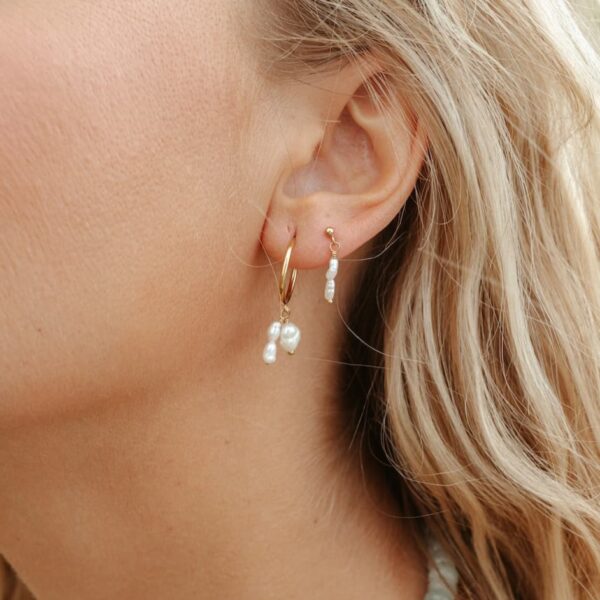 Barok parel hoops