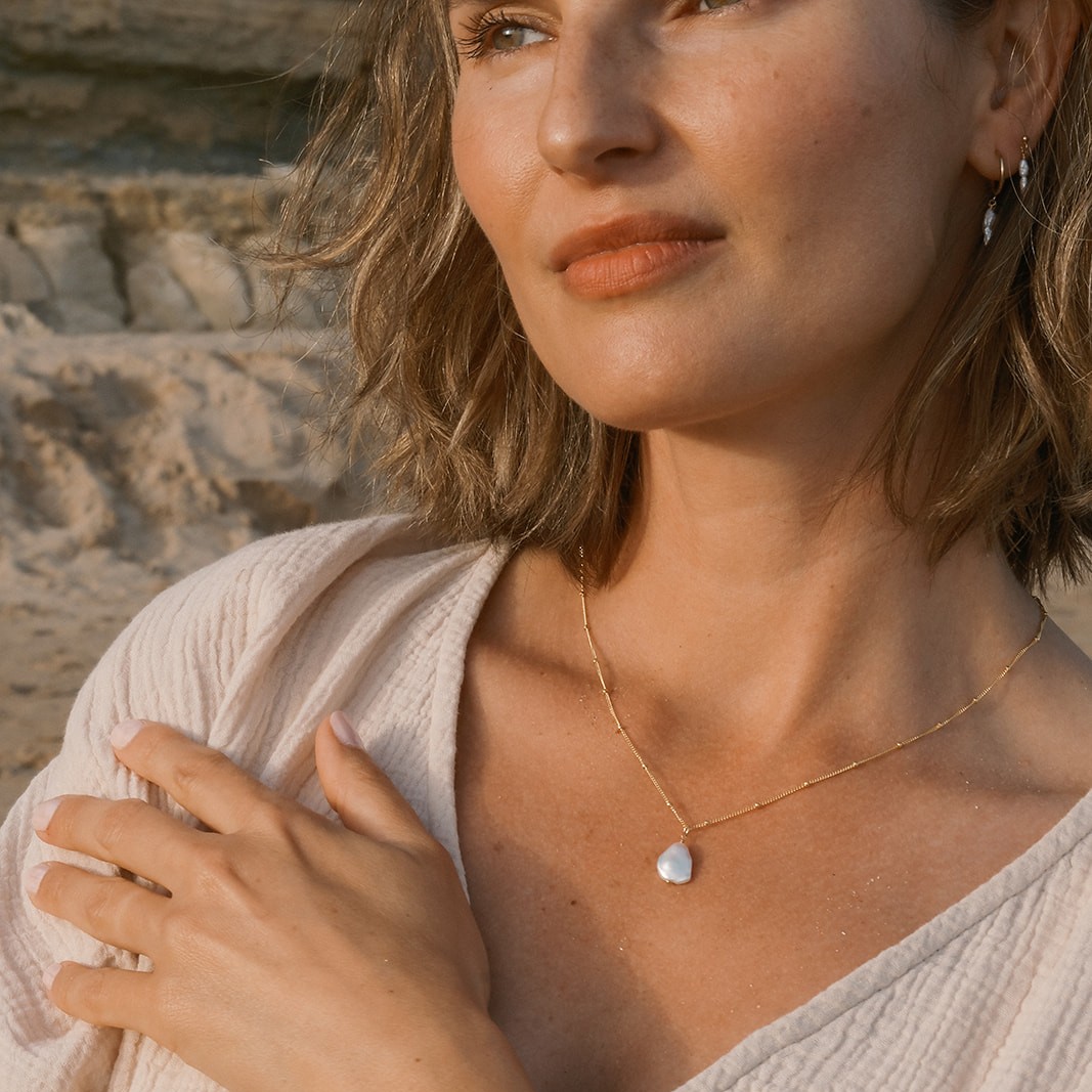 Ketting barok parel - Afbeelding 2