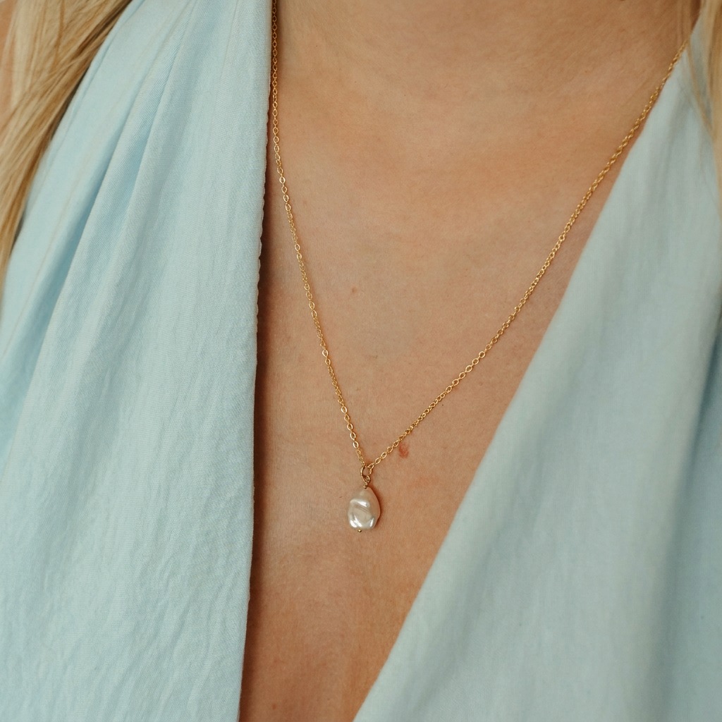 Ketting barok parel