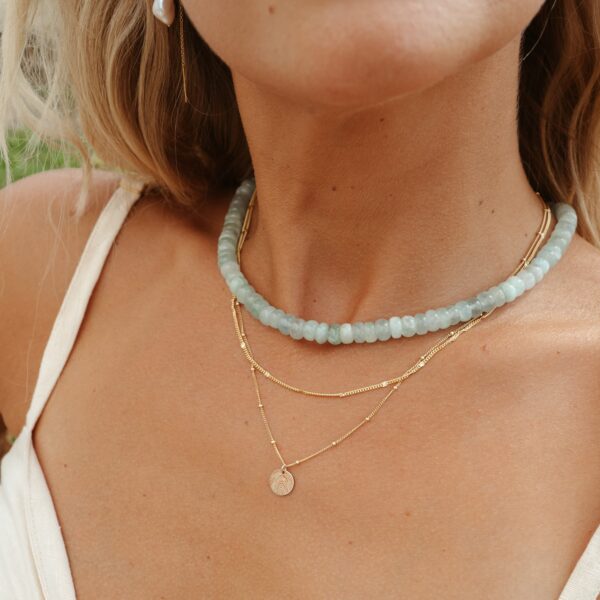 Kralen ketting LUMI Jade